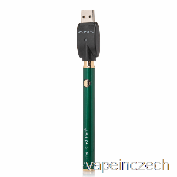 Druh Pera Twist Vv 510 Baterie Zelená Zlatá Vape Bez Nikotinu